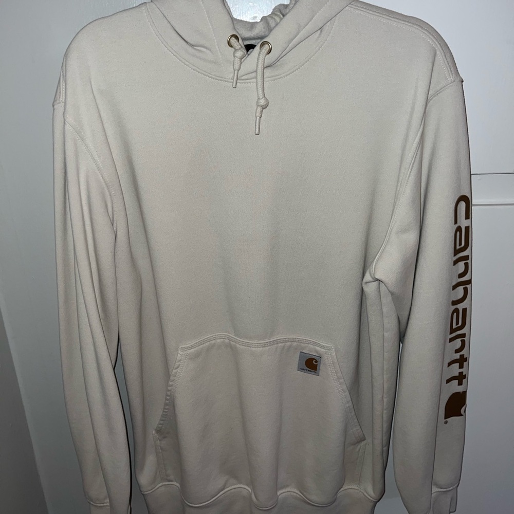 Carhartt Men's Cream Hoodie